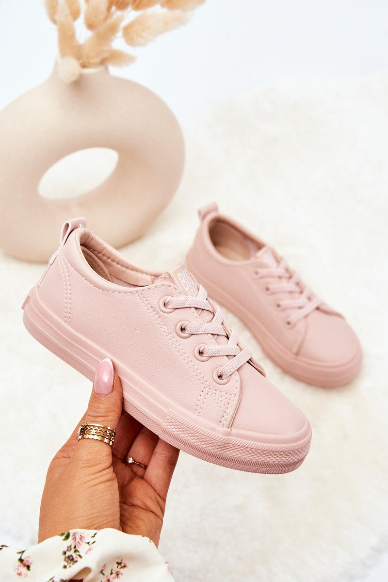 Leather Sneakers BIG STAR Nude