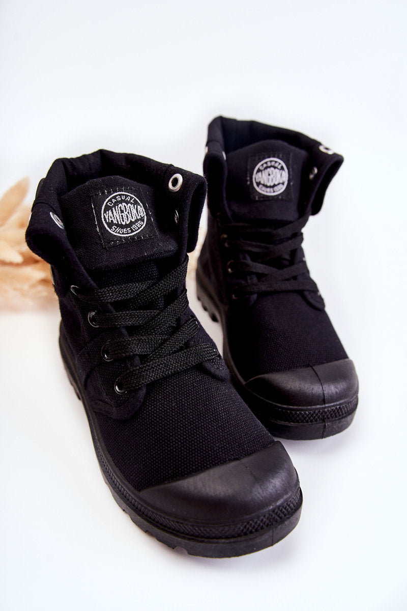 Children's High-top Sneakers Black Tobby