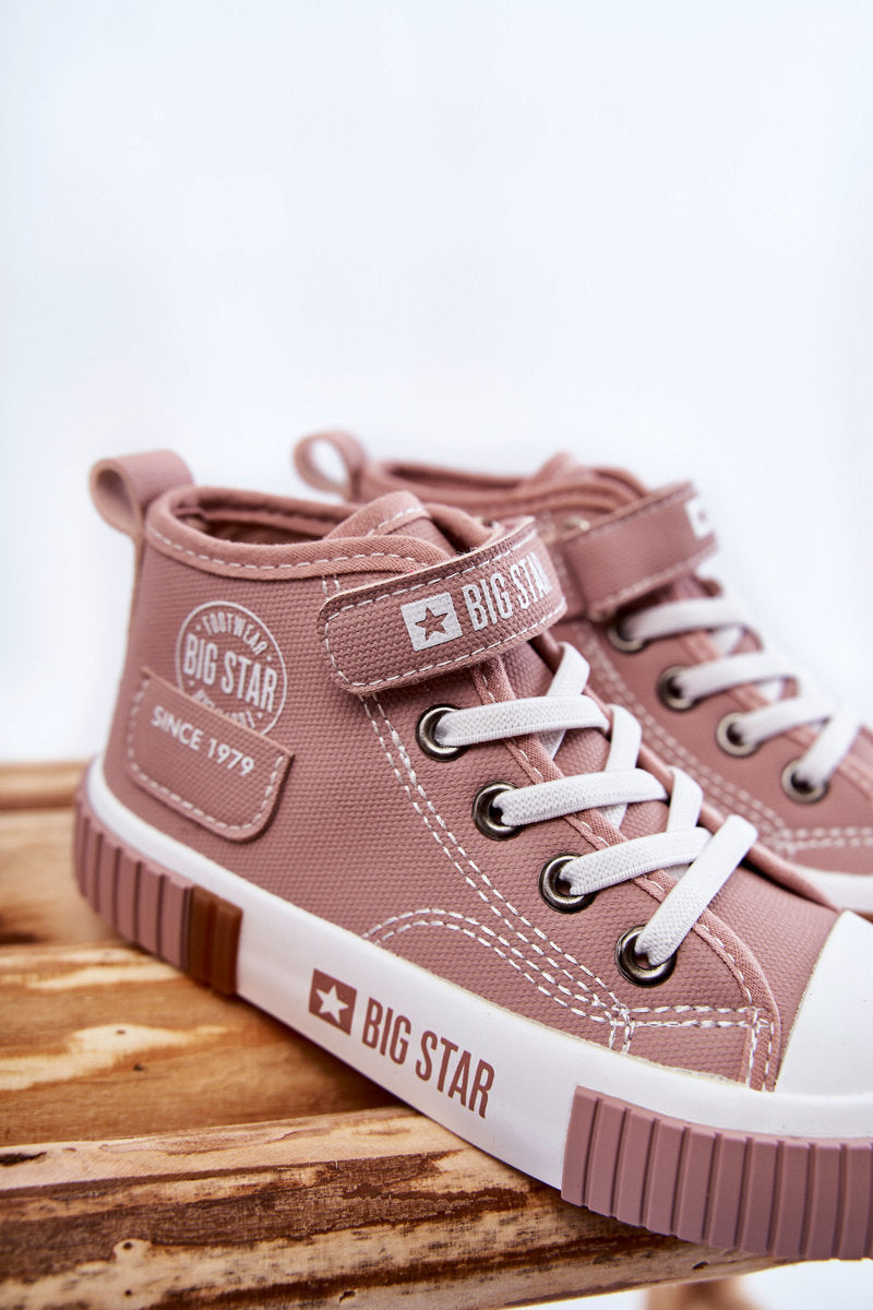 Children's High-top Sneakers BIG STAR Pink