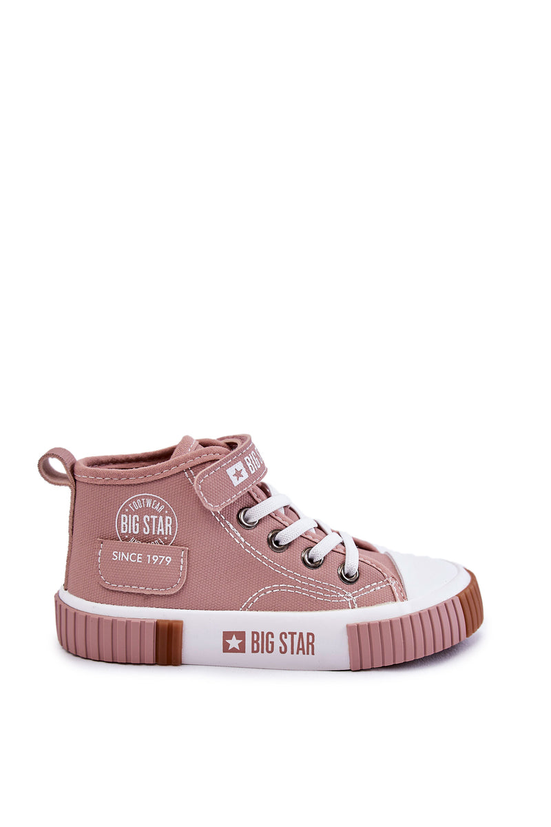 Children's High-top Sneakers BIG STAR Pink