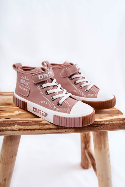 Children's High-top Sneakers BIG STAR Pink