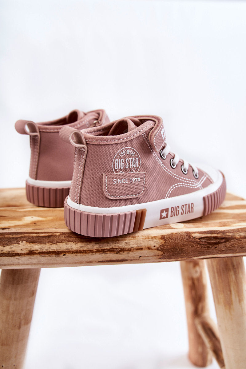 Children's High-top Sneakers BIG STAR Pink