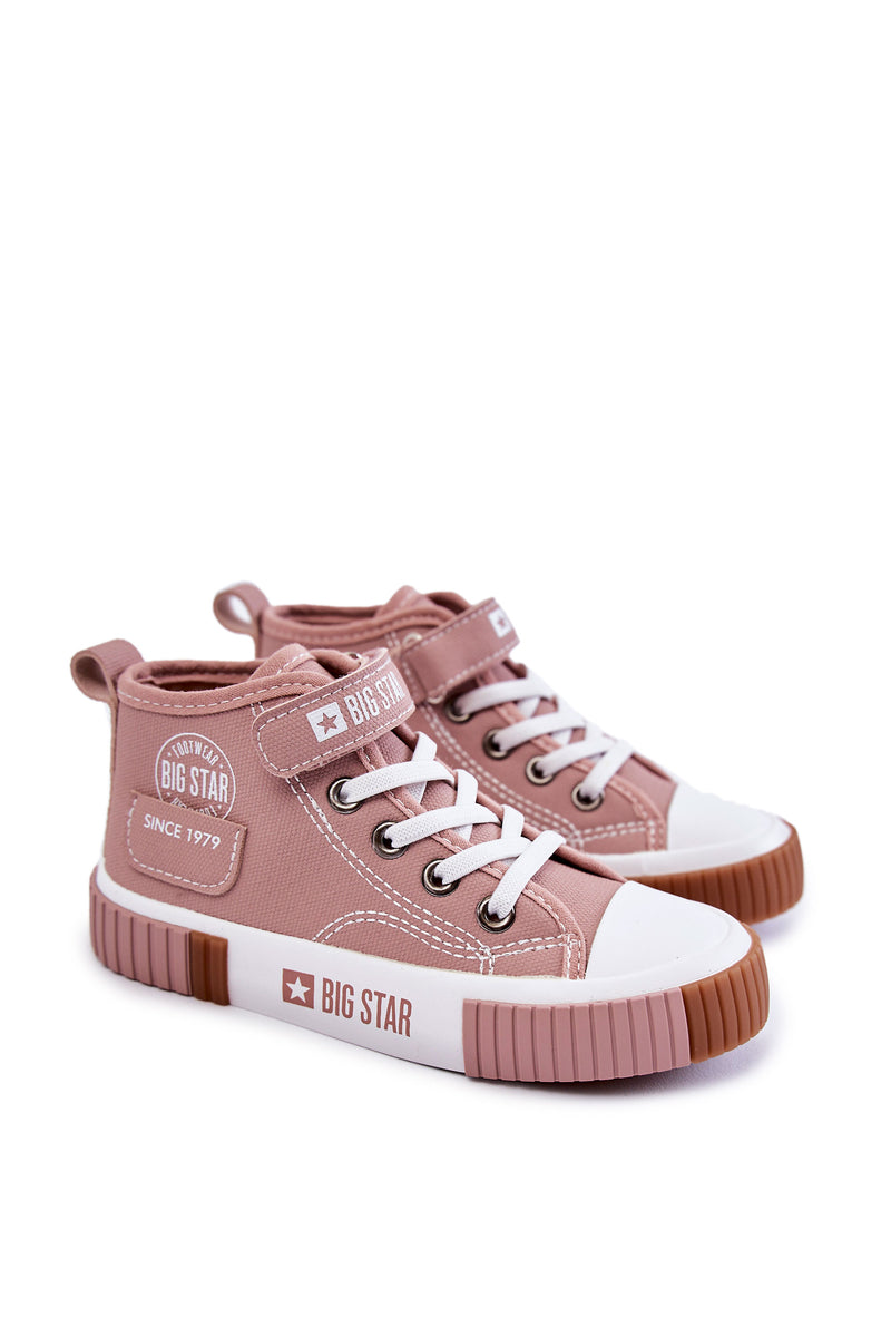 Children's High-top Sneakers BIG STAR Pink