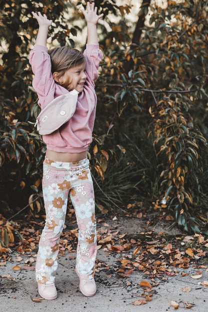 Hohe Kinder-Sneaker mit Klettverschluss, rosa Cheezi