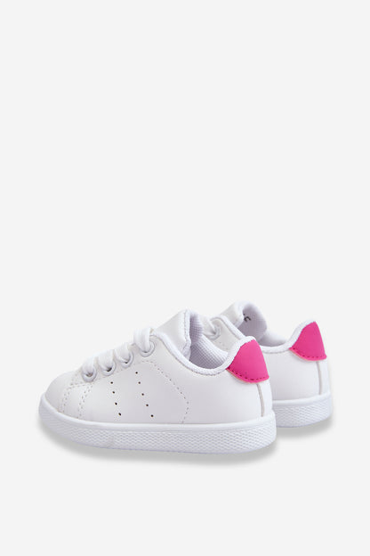 Children's Sport Shoes White and Rose Miles-2