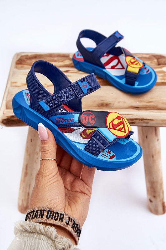 Children's Sandals Superman Grendene Kids JJ385050 Blue-0