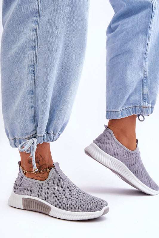 Classic Slip-On Trainers Grey Frankie-0