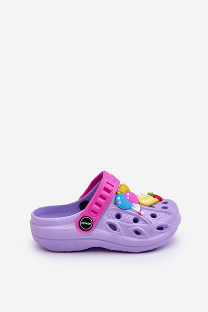 Children's Foam Lightweight Crocs Sandals Violet Sweets-1