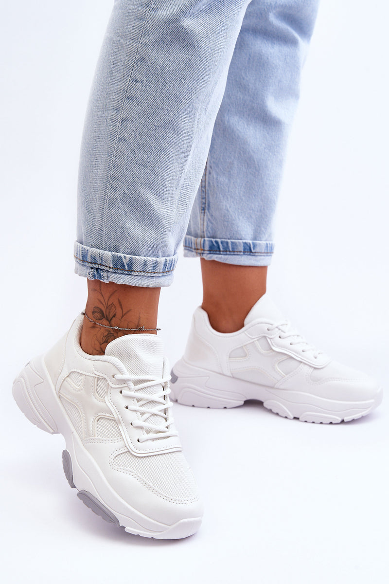 Women's Lace-up Sneakers White Cortes-4