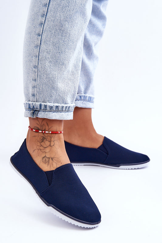 Women's Slip-On Sneakers Navy Versali-0