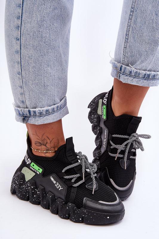 Slip-on Trendy Sneakers Black Evolution-0
