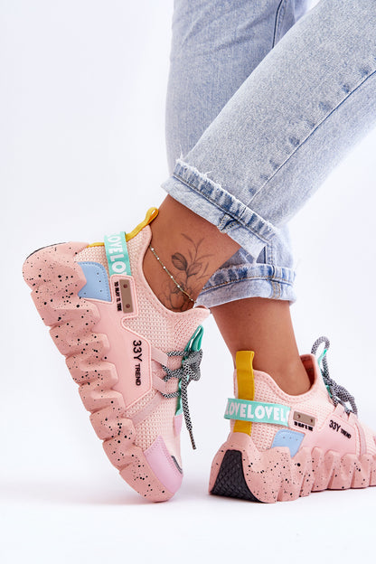 Slip-on Trendy Sneakers Light pink Evolution-7