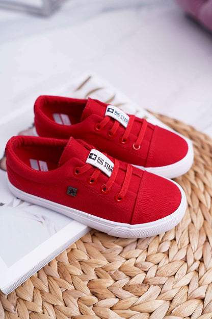 Kindersneakers Big Star Rood