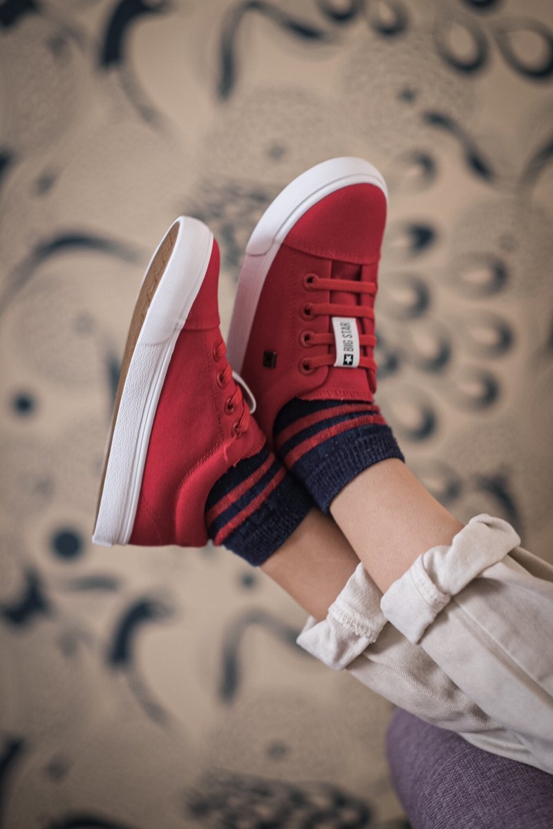 Kindersneakers Big Star Rood